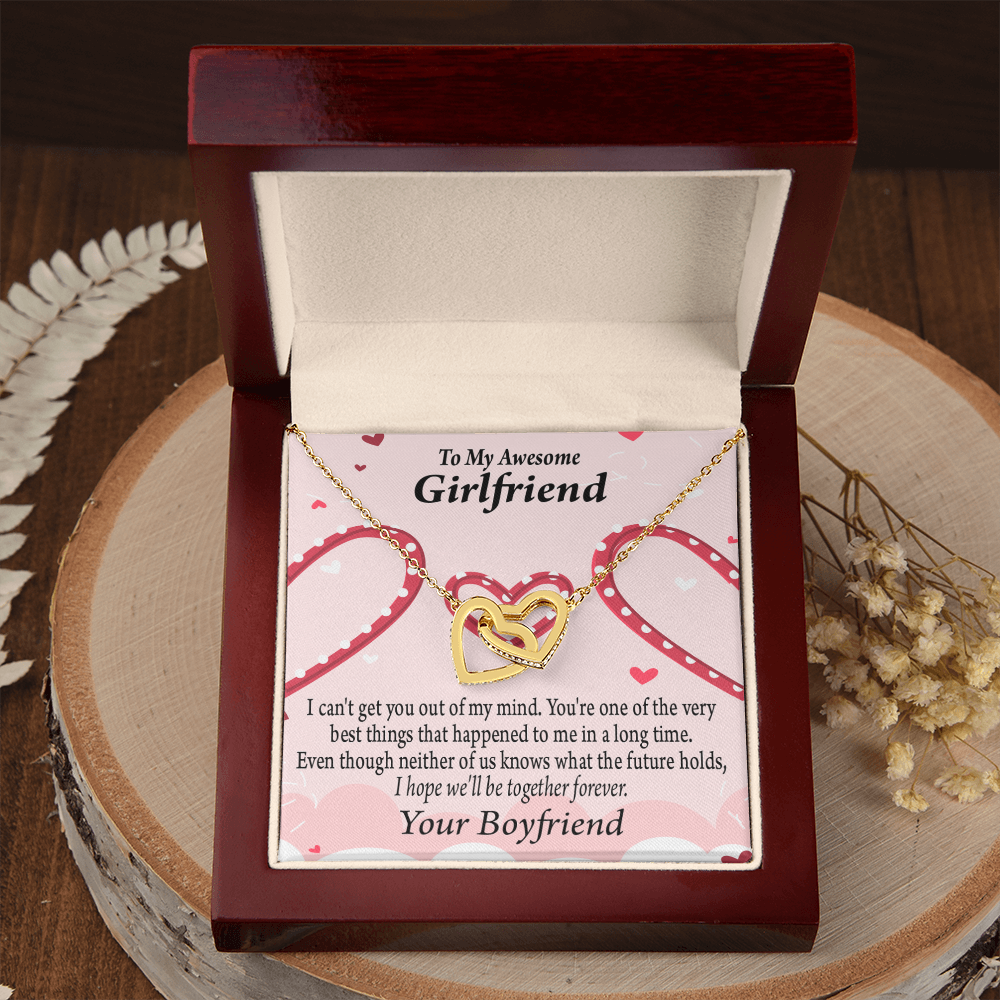 To My Girlfriend We'll Be Together Forever Inseparable Necklace-Express Your Love Gifts