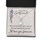 To My Girlfriend When I Look in Your Eyes Eternal Hope Necklace Message Card-Express Your Love Gifts