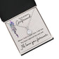 To My Girlfriend When I Look in Your Eyes Eternal Hope Necklace Message Card-Express Your Love Gifts