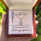 To My Girlfriend When I Look in Your Eyes Eternal Hope Necklace Message Card-Express Your Love Gifts