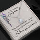 To My Girlfriend When I Look in Your Eyes Eternal Hope Necklace Message Card-Express Your Love Gifts