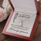 To My Girlfriend When I Look in Your Eyes Eternal Hope Necklace Message Card-Express Your Love Gifts