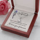 To My Girlfriend When I Look in Your Eyes Eternal Hope Necklace Message Card-Express Your Love Gifts