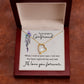 To My Girlfriend When I Look in Your Eyes Forever Necklace w Message Card-Express Your Love Gifts