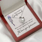 To My Girlfriend When I Look in Your Eyes Forever Necklace w Message Card-Express Your Love Gifts