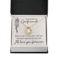 To My Girlfriend When I Look in Your Eyes Forever Necklace w Message Card-Express Your Love Gifts
