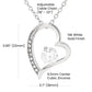 To My Girlfriend When I Look in Your Eyes Forever Necklace w Message Card-Express Your Love Gifts