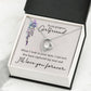 To My Girlfriend When I Look in Your Eyes Forever Necklace w Message Card-Express Your Love Gifts
