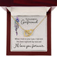 To My Girlfriend When I Look in Your Eyes Inseparable Necklace-Express Your Love Gifts