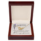 To My Girlfriend When I Look in Your Eyes Inseparable Necklace-Express Your Love Gifts