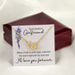 To My Girlfriend When I Look in Your Eyes Inseparable Necklace-Express Your Love Gifts