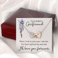 To My Girlfriend When I Look in Your Eyes Inseparable Necklace-Express Your Love Gifts