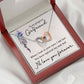 To My Girlfriend When I Look in Your Eyes Inseparable Necklace-Express Your Love Gifts