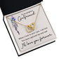 To My Girlfriend When I Look in Your Eyes Inseparable Necklace-Express Your Love Gifts