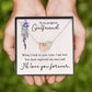To My Girlfriend When I Look in Your Eyes Inseparable Necklace-Express Your Love Gifts