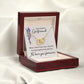 To My Girlfriend When I Look in Your Eyes Inseparable Necklace-Express Your Love Gifts