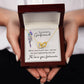 To My Girlfriend When I Look in Your Eyes Inseparable Necklace-Express Your Love Gifts