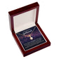 To My Girlfriend When I Tell You I Love You Alluring Ribbon Necklace Message Card-Express Your Love Gifts