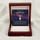 To My Girlfriend When I Tell You I Love You Alluring Ribbon Necklace Message Card-Express Your Love Gifts