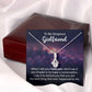 To My Girlfriend When I Tell You I Love You Alluring Ribbon Necklace Message Card-Express Your Love Gifts