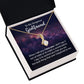 To My Girlfriend When I Tell You I Love You Alluring Ribbon Necklace Message Card-Express Your Love Gifts