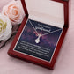 To My Girlfriend When I Tell You I Love You Alluring Ribbon Necklace Message Card-Express Your Love Gifts
