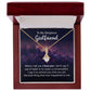 To My Girlfriend When I Tell You I Love You Alluring Ribbon Necklace Message Card-Express Your Love Gifts