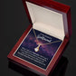 To My Girlfriend When I Tell You I Love You Alluring Ribbon Necklace Message Card-Express Your Love Gifts