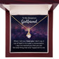 To My Girlfriend When I Tell You I Love You Alluring Ribbon Necklace Message Card-Express Your Love Gifts