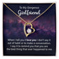 To My Girlfriend When I Tell You I Love You Forever Necklace w Message Card-Express Your Love Gifts