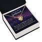 To My Girlfriend When I Tell You I Love You Infinity Knot Necklace Message Card-Express Your Love Gifts