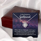 To My Girlfriend When I Tell You I Love You Infinity Knot Necklace Message Card-Express Your Love Gifts