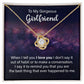 To My Girlfriend When I Tell You I Love You Infinity Knot Necklace Message Card-Express Your Love Gifts