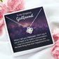 To My Girlfriend When I Tell You I Love You Infinity Knot Necklace Message Card-Express Your Love Gifts