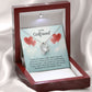 To My Girlfriend When You Smile Forever Necklace w Message Card-Express Your Love Gifts