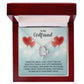 To My Girlfriend When You Smile Forever Necklace w Message Card-Express Your Love Gifts