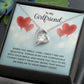 To My Girlfriend When You Smile Forever Necklace w Message Card-Express Your Love Gifts