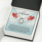 To My Girlfriend When You Smile Forever Necklace w Message Card-Express Your Love Gifts