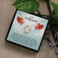 To My Girlfriend When You Smile Forever Necklace w Message Card-Express Your Love Gifts