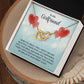 To My Girlfriend When You Smile Inseparable Necklace-Express Your Love Gifts