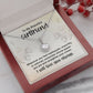 To My Girlfriend Whenever You Feel Inadequate Eternal Hope Necklace Message Card-Express Your Love Gifts