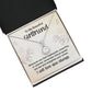To My Girlfriend Whenever You Feel Inadequate Eternal Hope Necklace Message Card-Express Your Love Gifts