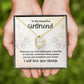 To My Girlfriend Whenever You Feel Inadequate Forever Necklace w Message Card-Express Your Love Gifts
