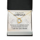 To My Girlfriend Whenever You Feel Inadequate Forever Necklace w Message Card-Express Your Love Gifts