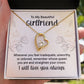 To My Girlfriend Whenever You Feel Inadequate Forever Necklace w Message Card-Express Your Love Gifts