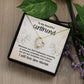 To My Girlfriend Whenever You Feel Inadequate Forever Necklace w Message Card-Express Your Love Gifts