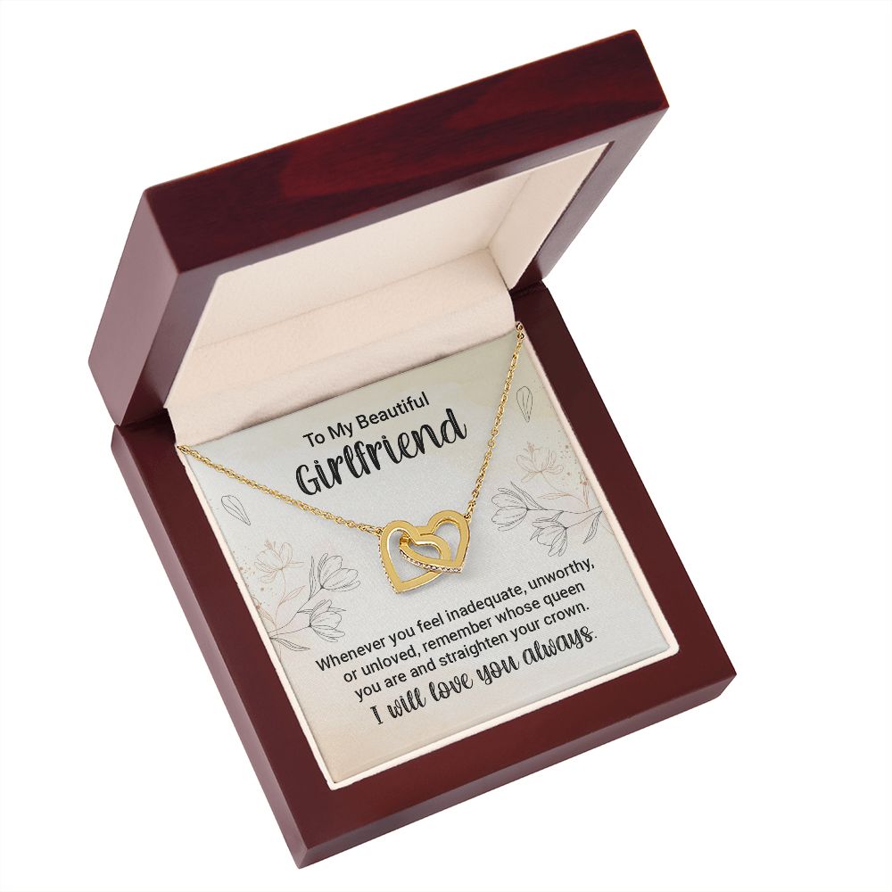 To My Girlfriend Whenever You Feel Inadequate Inseparable Necklace-Express Your Love Gifts