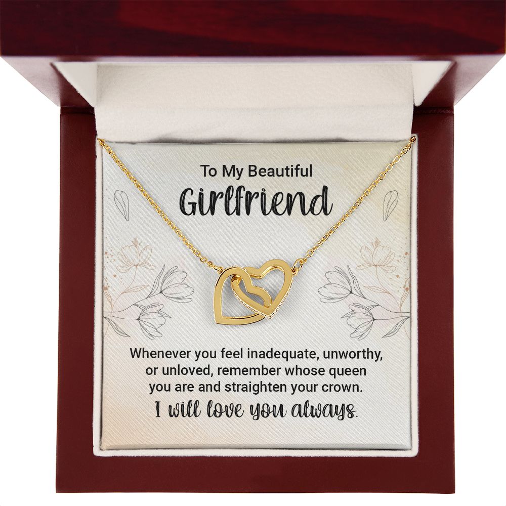 To My Girlfriend Whenever You Feel Inadequate Inseparable Necklace-Express Your Love Gifts