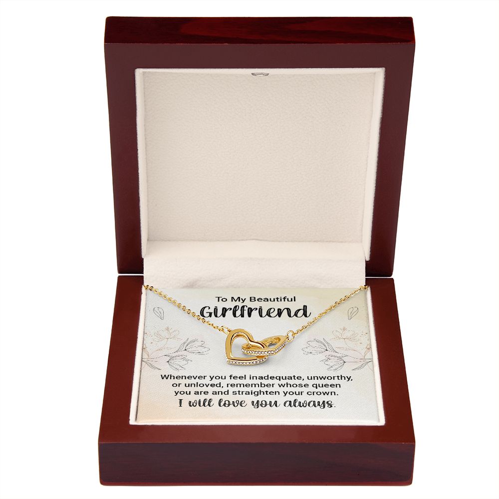 To My Girlfriend Whenever You Feel Inadequate Inseparable Necklace-Express Your Love Gifts