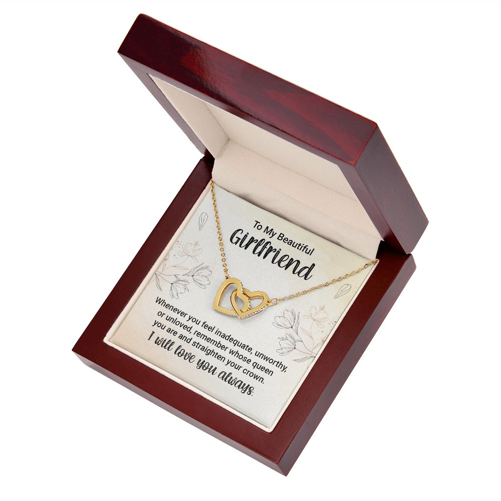 To My Girlfriend Whenever You Feel Inadequate Inseparable Necklace-Express Your Love Gifts